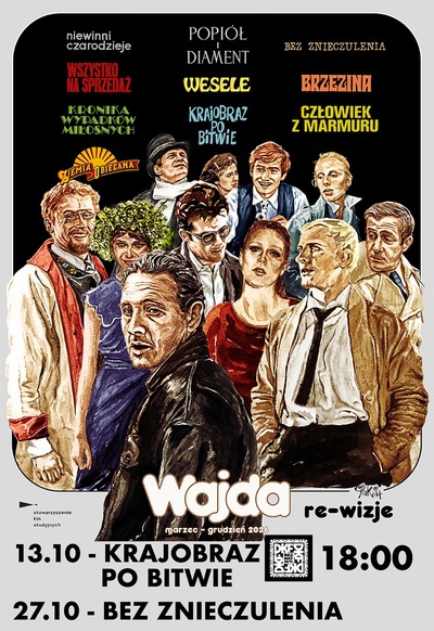 Plakat wydarzenia Wajda Re-wizje Bez znieczulenia